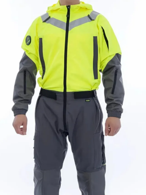 Комбинезон Brodeks KS503, желтый/серый (XL)