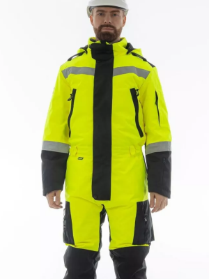 Зимний комбинезон Brodeks KW505, желтый/серый (XL)