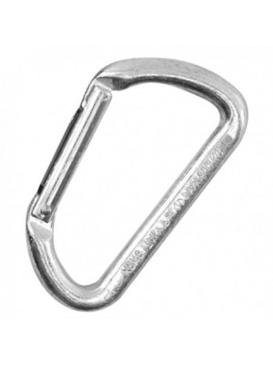 Mini D Shaped Inox 16 KN (нерж.сталь 316) карабин вспомогательный (KONG)