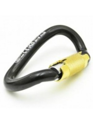 OVALONE DNA  TWIST LOCK 414.Z00 карабин стальной спиралевидный с автоматческой муфтой (KONG)