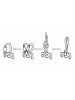 Такелажная пластина PETZL PAW L