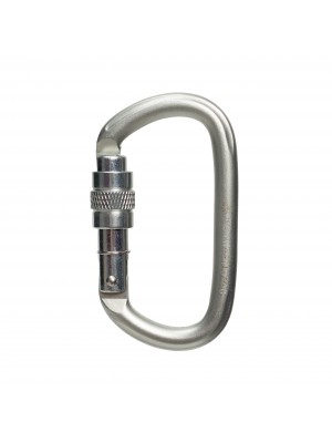 Карабин овал стальной люкс с муфтой (Keylock), ver 0260, 30kH