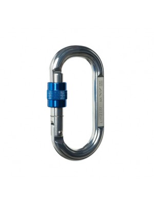 Карабин овал алюминиевый с муфтой (Keylock), IR 0220 